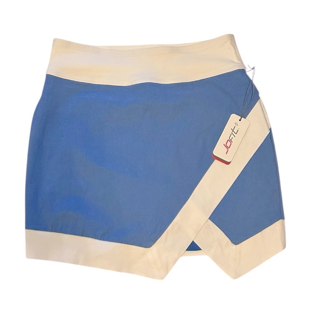 Jofit Lightweight Vortex Slimmer Skort in French Blue and White- Size S
